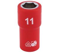 Draper Expert 11mm VDE 1/4" Insul. Socket - 31485