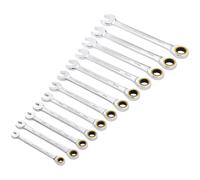 Draper Expert HI-TORQ® Metric Ratchet Combination Spanner Set (12 Piece)