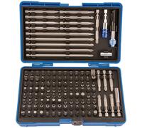 Draper Expert 127 Piece Magnetic Bit Holder Set | 25 mm 1/4" Metric Screwdriver Kit | Precision Hand Tools Accessories | Heavy-Duty Storage Case | 82