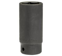 Draper Expert HI-TORQ® 1/2" 27mm Deep Impact Socket | 6 Point Hex Socket | Chrome Vanadium Steel Wrench Accessory | 12748