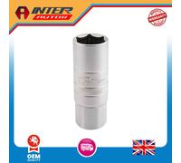 Draper Expert 12mm Thread 6 Point Chrome Spark Plug Socket 1-2"Sq.Dr.18mm 16782