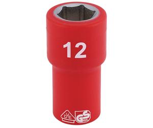 Draper Expert 12mm VDE 1/4" Insul. Socket - 31490