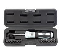 Draper Expert 13 Piece Torque Screwdriver Set | Torx Screwdriver Kit | Adjustable Torque Socket Set 1-5 Nm | Soft-Grip Ergonomic Handle | 75170