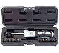 Draper Expert 13 Piece Torque Screwdriver Set | Torx Screwdriver Kit | Adjustable Torque Socket Set 1-5 Nm | Soft-Grip Ergonomic Handle | 75170