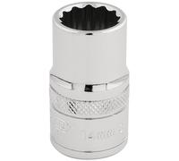 Draper Expert 14mm 12pt Socket 1/2DR Pckd - 33125