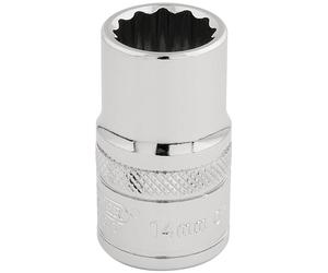Draper Expert 14mm 12pt Socket 1/2DR Pckd - 33125