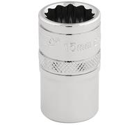 Draper Expert 15mm 12pt Socket 1/2DR Pckd - 33136