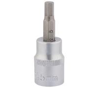 Draper Expert Hexagon Socket Bit 3/8" Drive Metric 5 mm