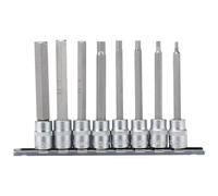 Draper Expert 16286 Long Metric Hex. Socket Bit Set 3/8in Sq. Dr. 100Mm (8 Piece) per set