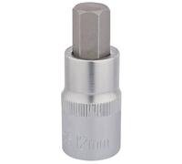 Draper Expert 1/2" Drive Hexagon Socket Bit Metric 1/2" 12mm
