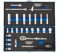 Draper Expert 26 Piece 1/4" Drive Socket Set Metric 1/4"
