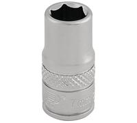 Draper Hexagon Socket 1/4" Drive Satin Finish Metric 7 mm