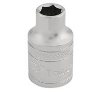 Draper 16532 3/8-Inch Square Drive 6 Point Metric Socket, 7mm Size , Blue