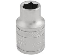 Draper 16533 3/8-Inch Square Drive 6 Point Metric Socket, 8mm Size, Blue