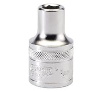 Draper 16595 1/2" Square Drive 6 Point Socket, 8mm Size , Blue