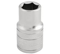 Draper 1/2" Drive Satin Finish Hexagon Socket Metric 1/2" 12mm