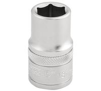 Draper Expert 1/2" 13mm Square Drive Socket | 6 Point Hex Socket | Chrome Vanadium Steel Wrench Accessory | 16602