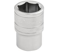 Draper 16608 1/2" Square Drive 6 Point Socket, 18mm Size