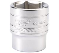 Draper Socket 16619 - 1/2" Square Drive 6-Point 28mm, Blue