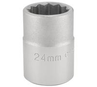 Draper Socket T-MM/B 3/4" Square Drive 12-Point 24 mm Blue