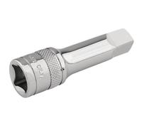 Draper 16750 Extension Bar, 1/2-Inch Square Drive, Polished Chrome, 75 mm