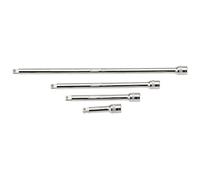 Draper Expert 16766 Wobble Extension Bar Set 1/4in Sq. Dr. Micro Satin Chrome (4 Piece) per set