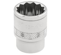 Draper Expert 16mm 12point Socket 3/8DR-Pckd - 32780