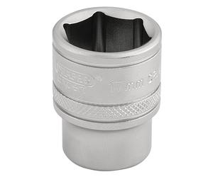 Draper Expert 17mm 6PT Socket 3/8 DR-Pckd - 16543