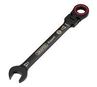 Draper Expert 17mm Metric Flexible Head Ratchet Combination Spanner Black 03924