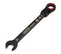 Draper Expert 18mm Metric Flexible Head Ratchet Combination Spanner Black 03925