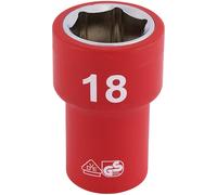 Draper Expert 18mm VDE 3/8" Insul. Socket - 31724