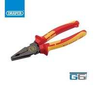 Draper Combination Pliers XP1000 (99064) VDE Hi-Leverage 200mm Tethered