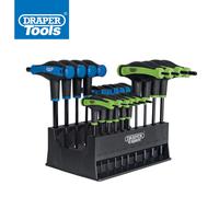 Draper Expert TX-STAR® & Hex Soft Grip Metric T-Handle Key Set (20 Piece)