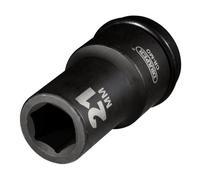 Draper Expert Deep Impact Socket 5053, 21mm 3/4" Square Drive, Hi-Torq 6-Point