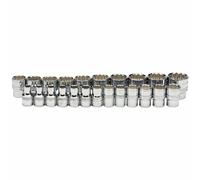 Draper Expert 23 Piece 1/2in Drive Socket Set 12 Point Metric 8 - 32mm 34561