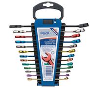 Draper 23017 Expert High-Torque Metric Combination Spanner Set, 6mm-19mm, Multicolor, 13 Pcs