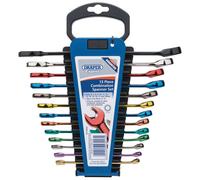 Draper Expert 23017 Hi-Torq® Metric Coloured Combination Spanner Set (13 Piece)