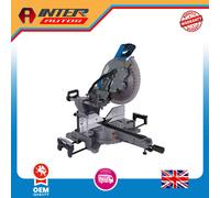 Draper Expert 230V Double Bevel Sliding Compound Mitre Saw, 305mm, 2000W 79901