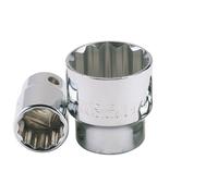 Draper Socket 24525 Expert Hi-Torq 12-Point, 1/2" Square Drive, 1.5/16" Blue