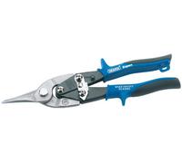 Draper Expert 250mm Compound Action Aviation Tin Snips - Straight Cut Metal Shear | Alloy Steel forged Jaws Hand Tool | Serrated Action Blades | 49905