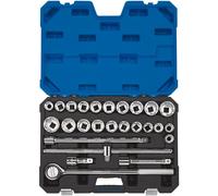 Draper 16484 3/4 Inch Square Drive Combined mm/AF 26 Pieces Socket Set