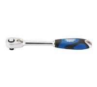 60 Tooth Micro Head Reversible Soft Grip Ratchet, 3/8"" Sq. Dr.
