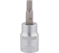 Draper Expert 3/8" Drive Hexagon Socket Bit Metric 3/8" 5mm