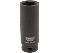 Draper Expert 3/8" Drive Hi Torq Deep Hexagon Impact Socket Metric 3/8" 16mm