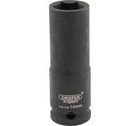 Draper Expert HI-TORQ® 6 Point Deep Impact Socket, 3/8"" Sq. Dr., 14mm