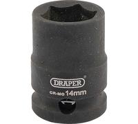 Draper Expert 3/8" Drive Hi-Torq Hexagon Impact Socket Metric 3/8" 14mm