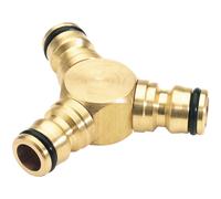 Draper Expert 3 Way Garden Hose Pipe Connector