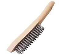 Heavy Duty 3 Row Wire Scratch Brush, 310mm