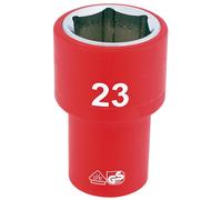Draper Expert 31953 Fully Insulated Vde Socket 1/2in Sq. Dr. 23Mm each