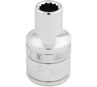 Draper 33038 1/2" Square Drive 12 Point Socket, 8mm Size
